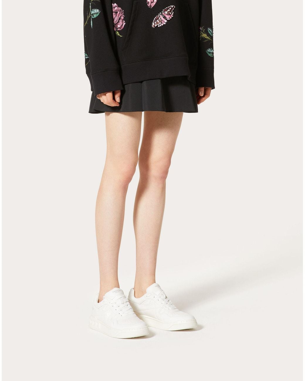 Valentino Black High-Waisted Miniskirt