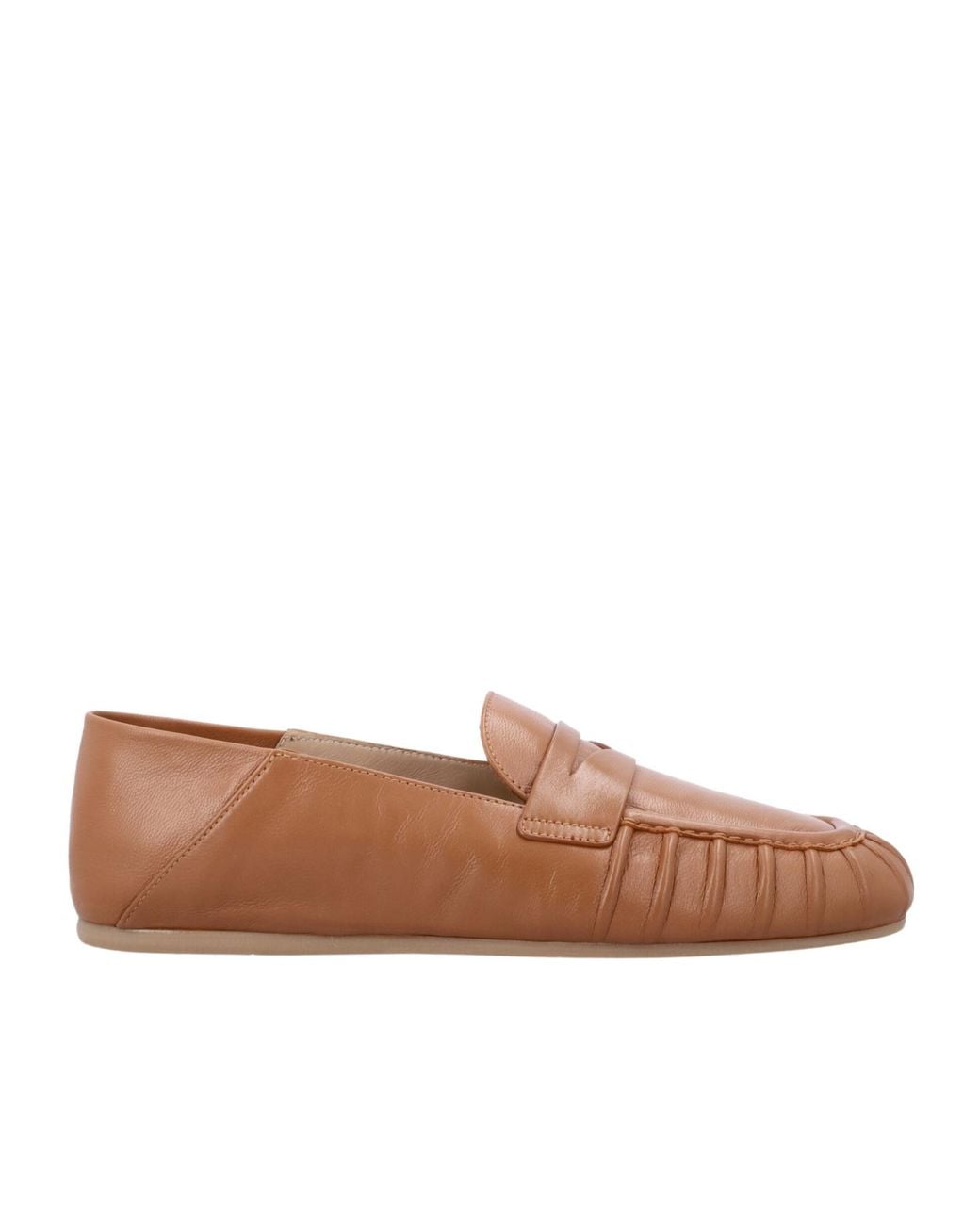 Stuart Weitzman Brown Brooks Loafer