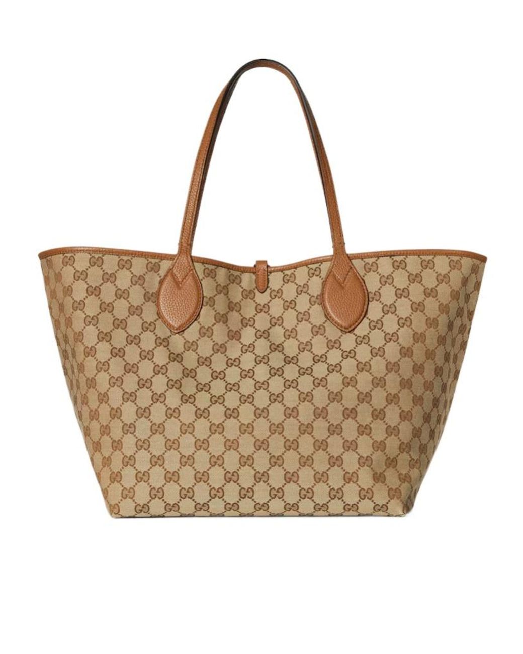 Gucci Brown Totissima Large Reversible Tote Bag