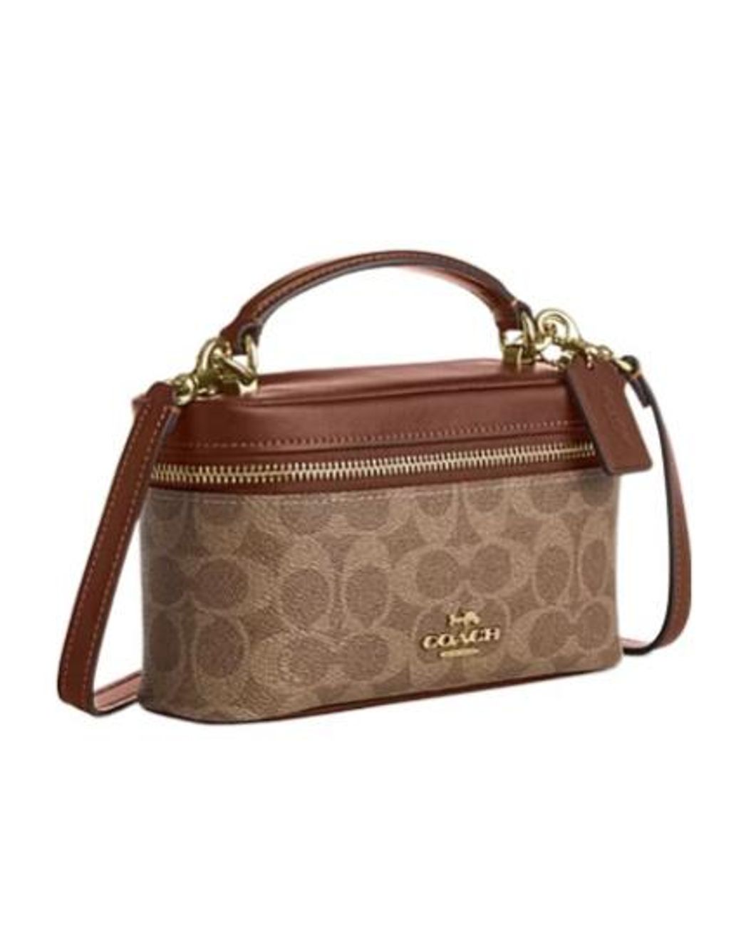 COACH Brown Rainer 19 Shoulder Bag