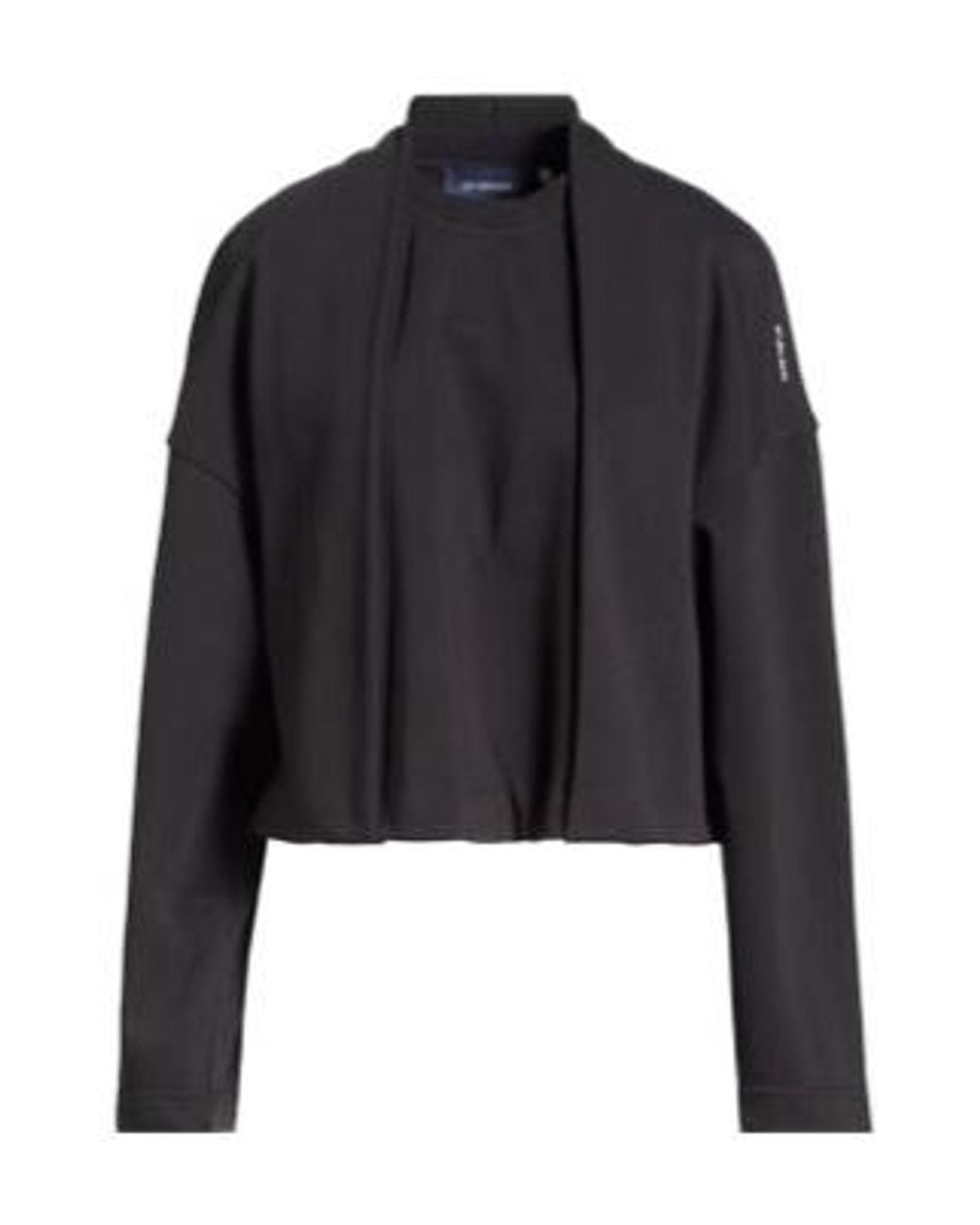 Sportmax Black Solid Color Sweatshirt