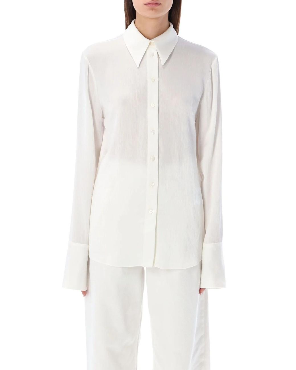 Golden Goose Deluxe Brand White Buttoned Shirt