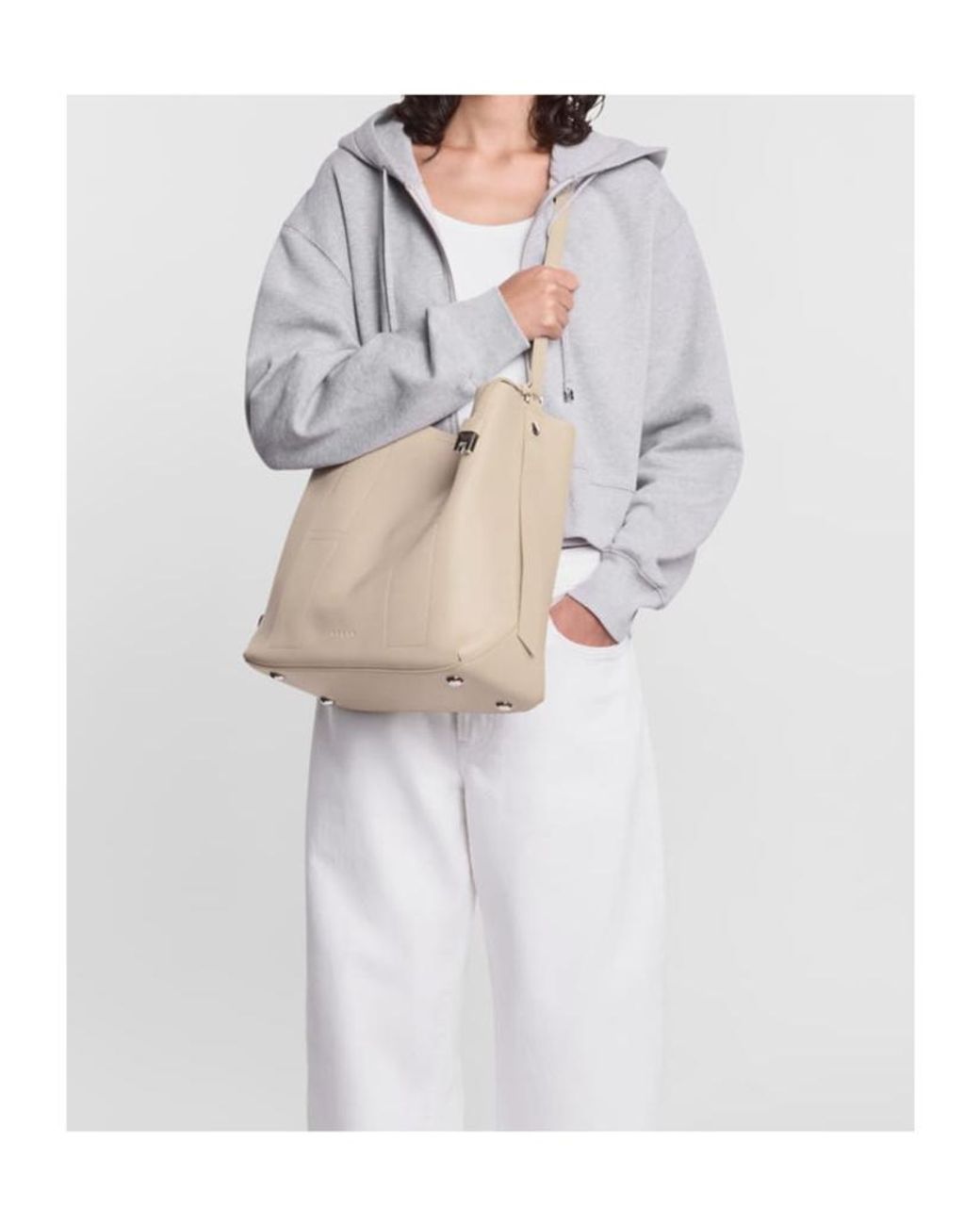 Hogan Natural Medium Hocket Hobo Bag