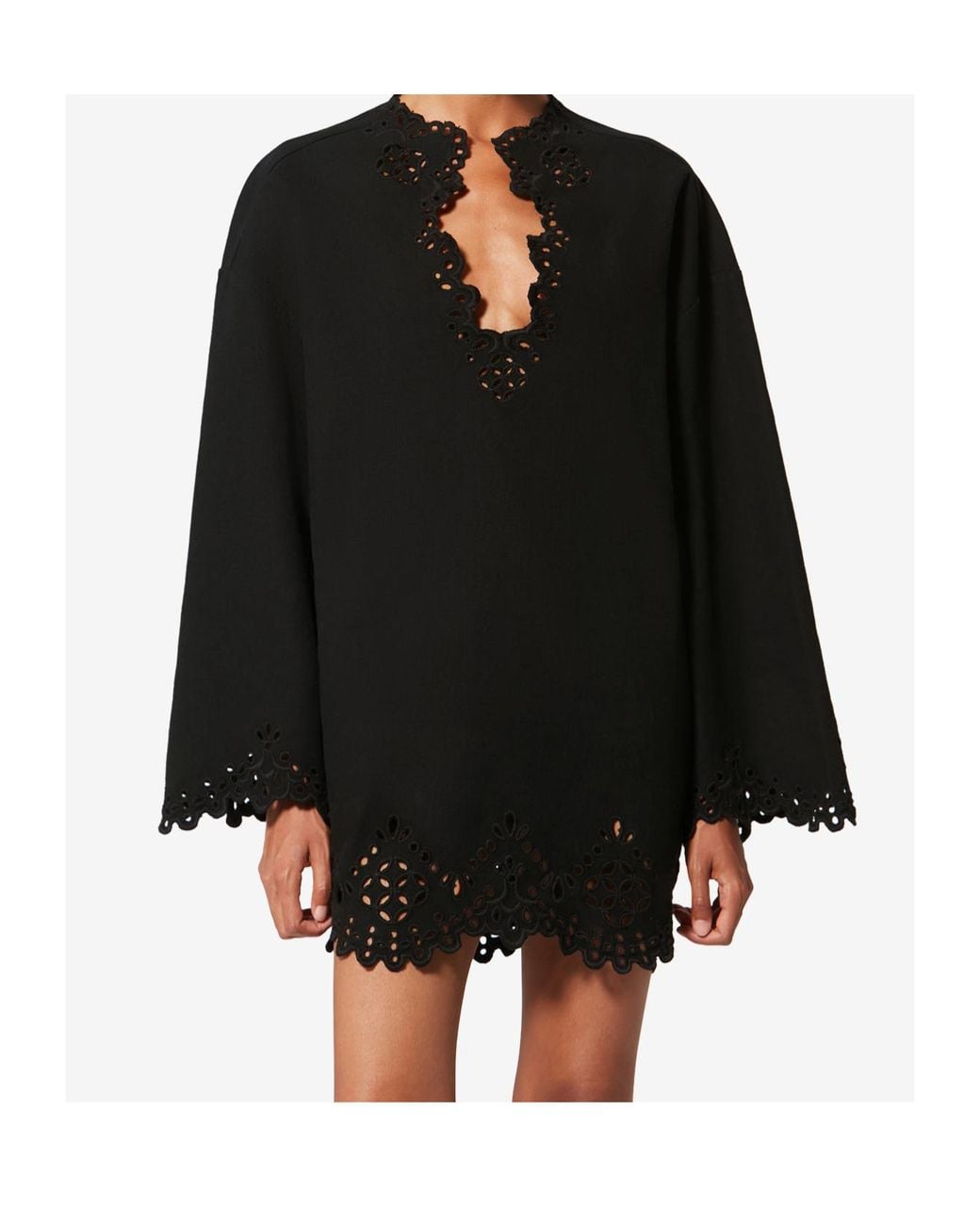 Isabel Marant Black Isabel Marant Étoile Sherazade Broderie Top
