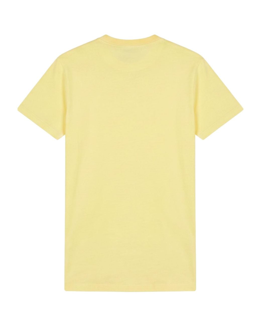 Off-White c/o Virgil Abloh Yellow Logo Cotton T-Shirt for men
