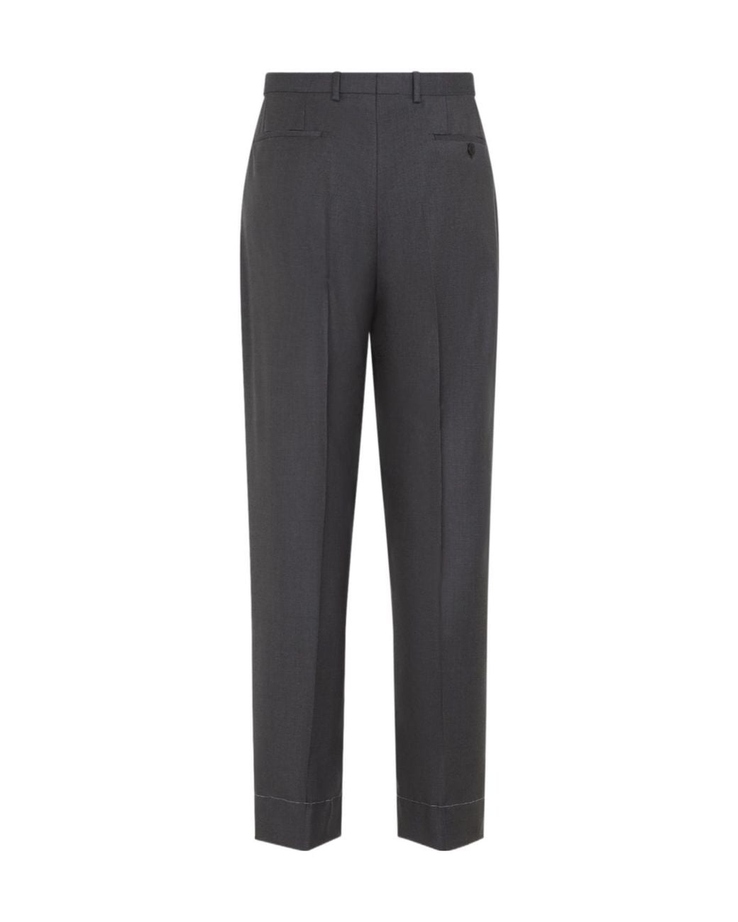 Brioni Gray Casual Pants With Belt Loops for men