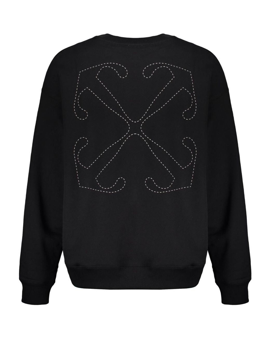 Off-White c/o Virgil Abloh Black Logo Back-Arrow Sweatshirt for men