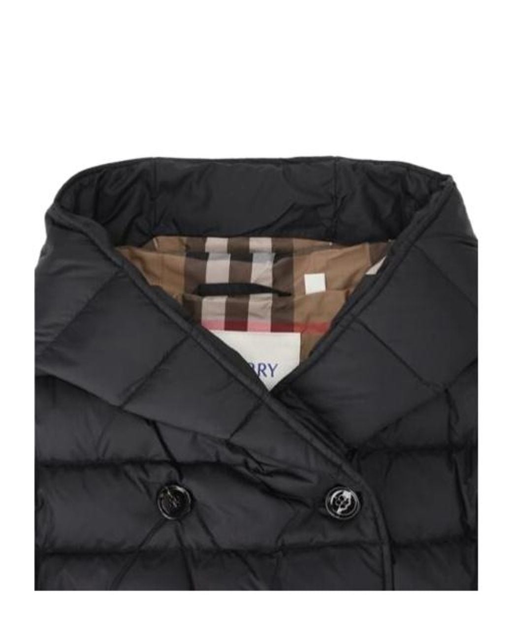 Burberry Black Long-Sleeved Down Jacket