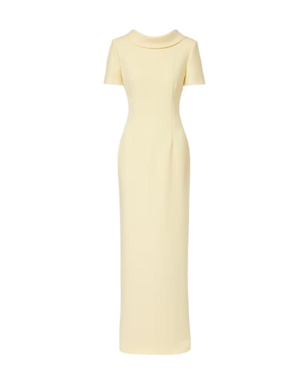 Roland Mouret White Crêpe Gown