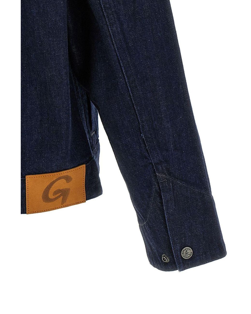 Gramicci Blue Japanese Denim Trucker Jacket for men