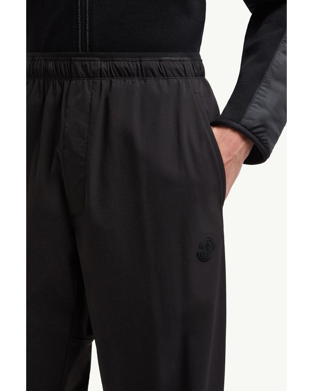 Moncler Black Jogging Pants for men