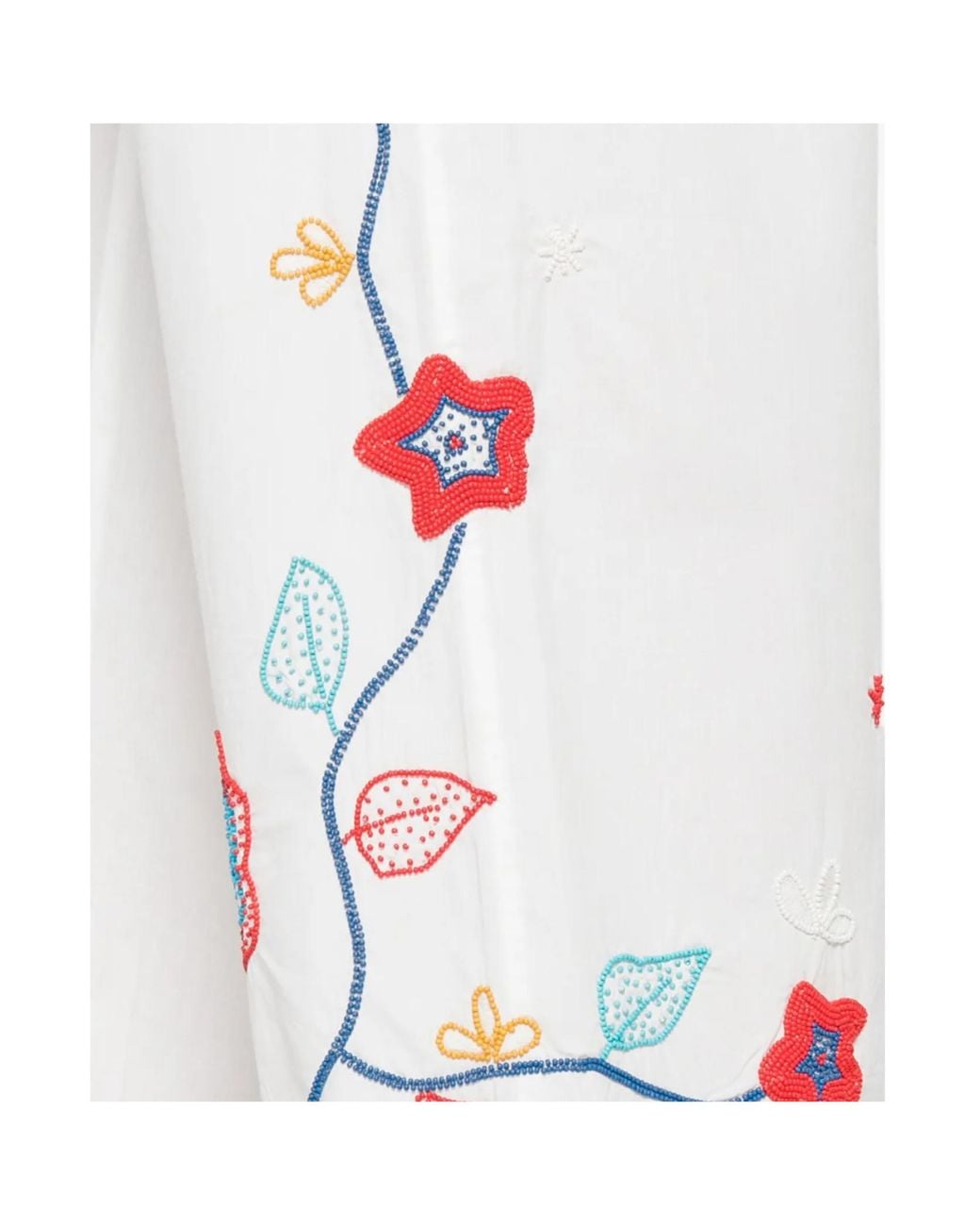 Forte_forte Pink Embroidered Casual Pants