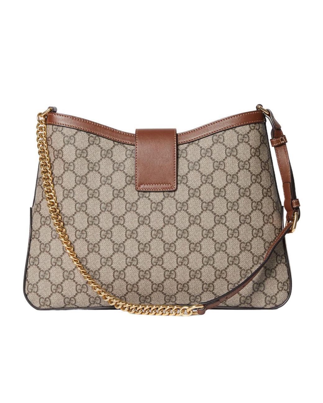 Gucci Brown Large Padlock Shoulder Bag