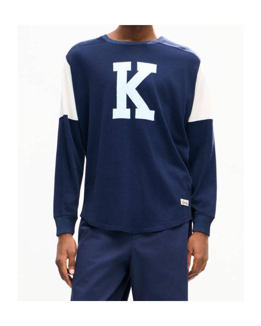 KENZO Blue Varsity' Top for men