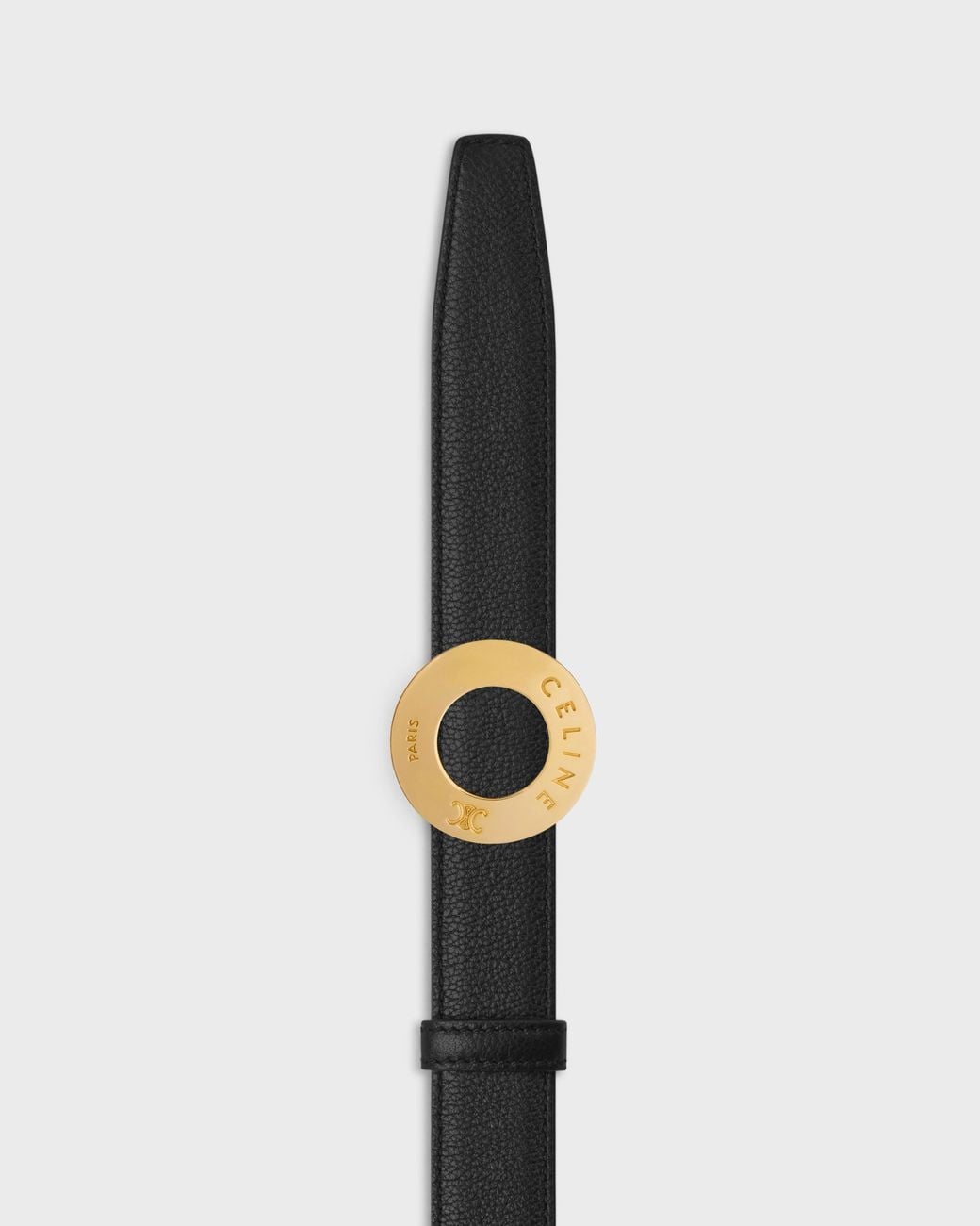Céline Blue Disc Buckle And Reversible Belt