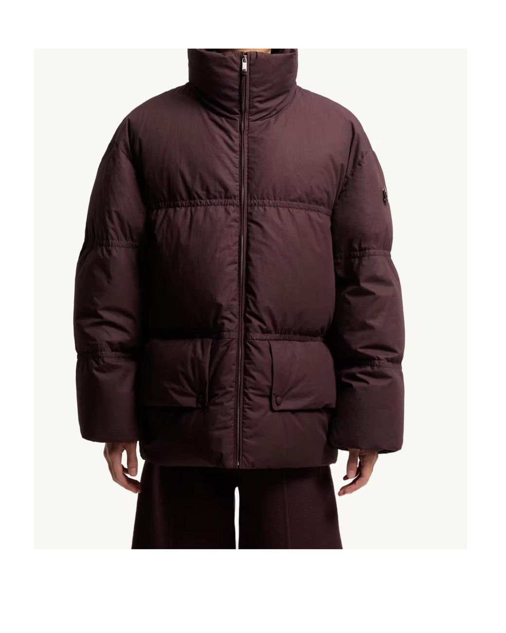 Moncler Purple Jil Sander Collinemycin Short Down Jacket for men