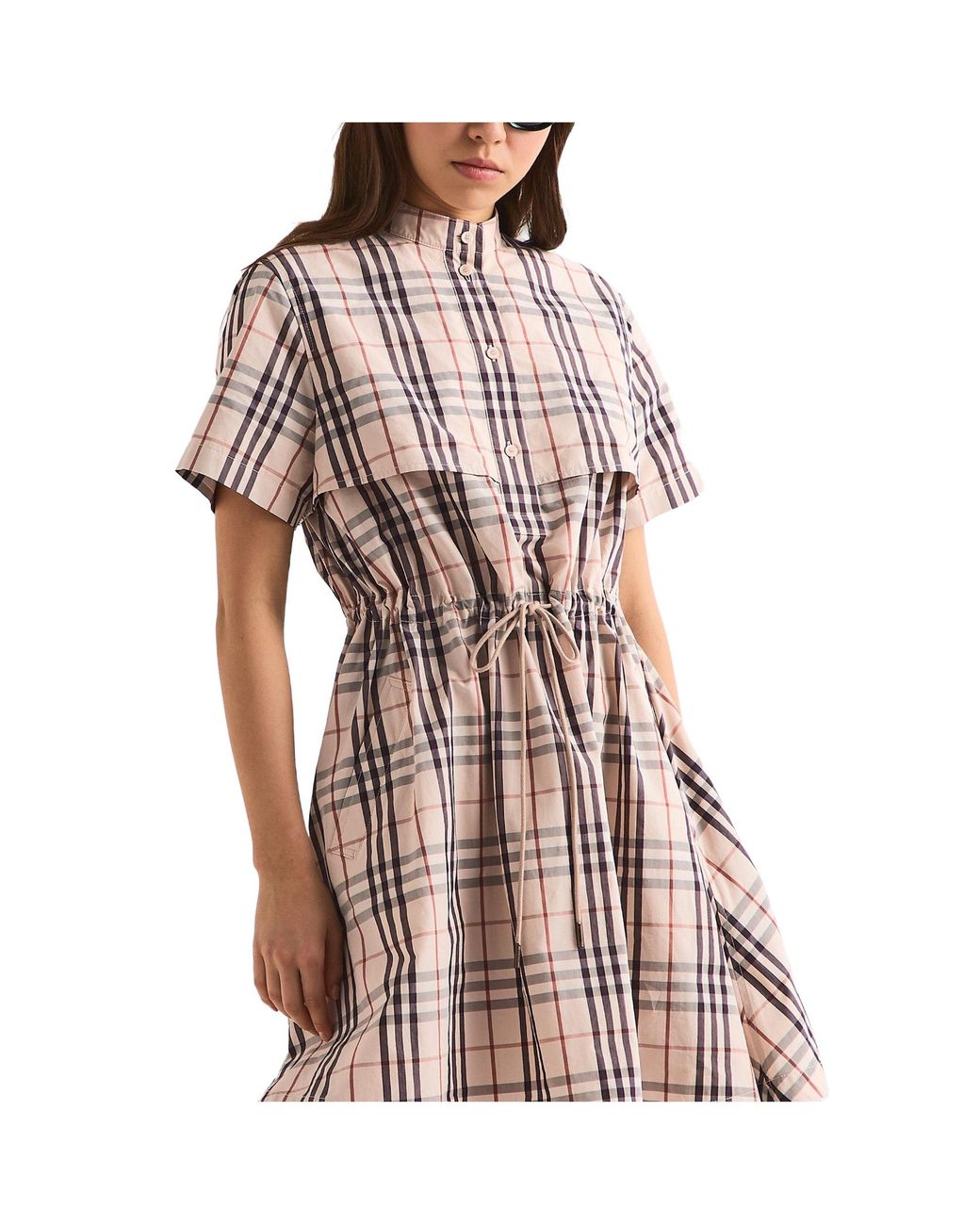 Burberry Multicolor Minimalist Shirt Dress