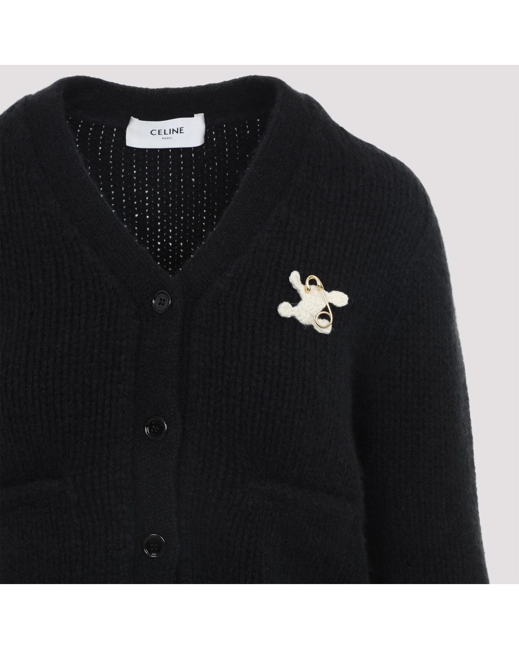 Céline Black Cardigan