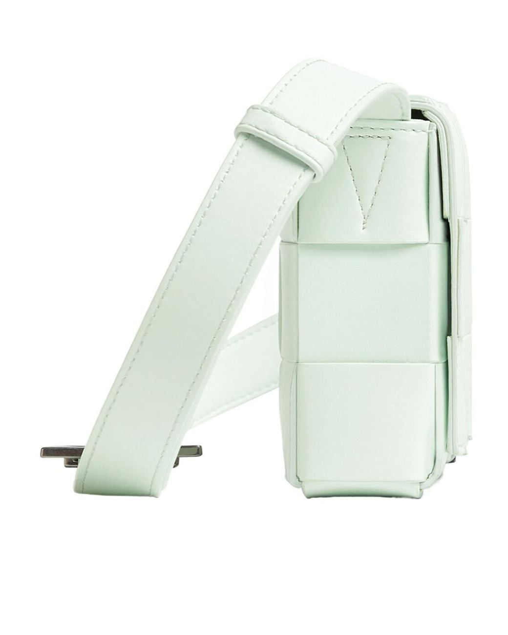 Bottega Veneta White Small Cassette for men