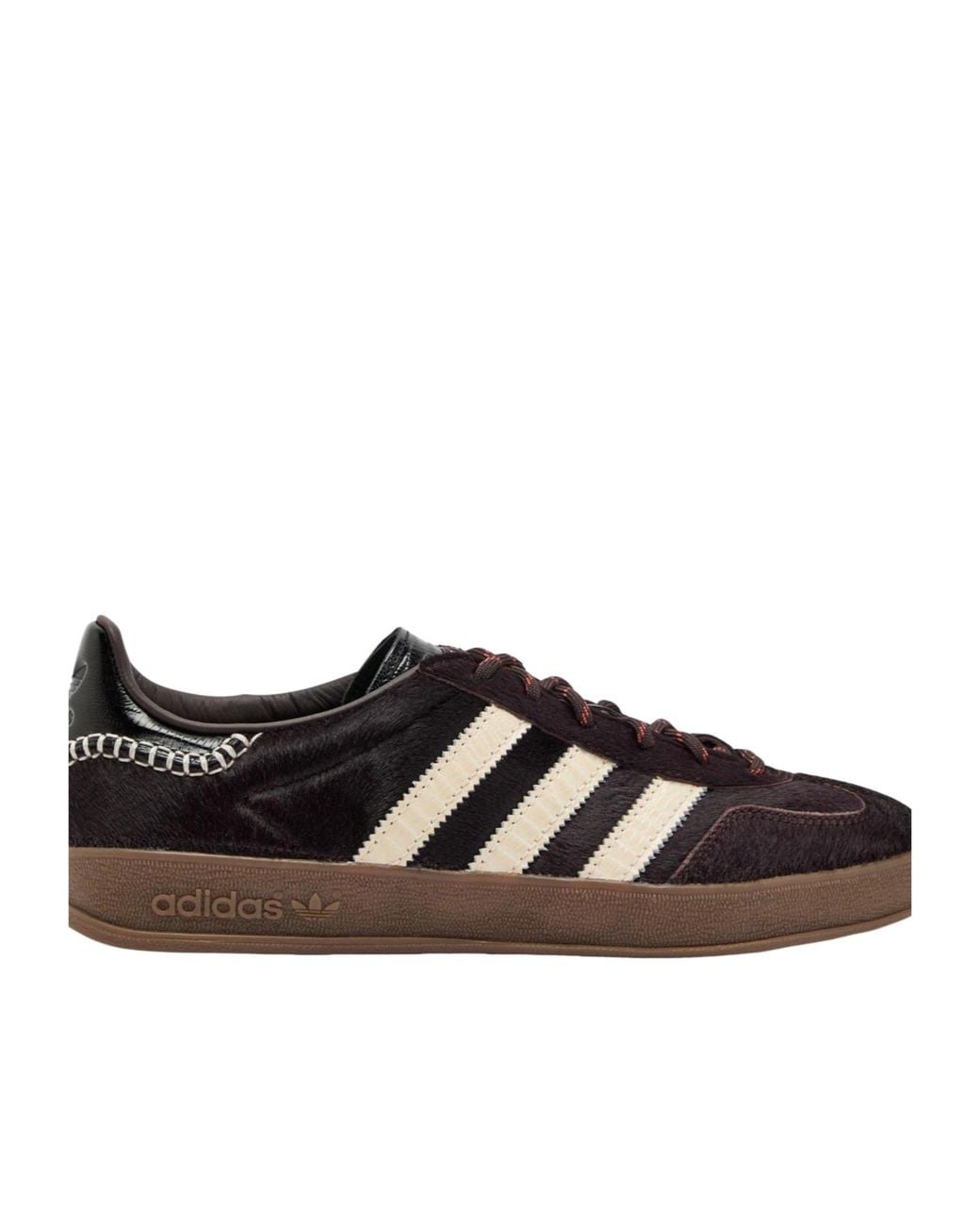Adidas Originals Brown Gazelle Pony Low-Top Trainers