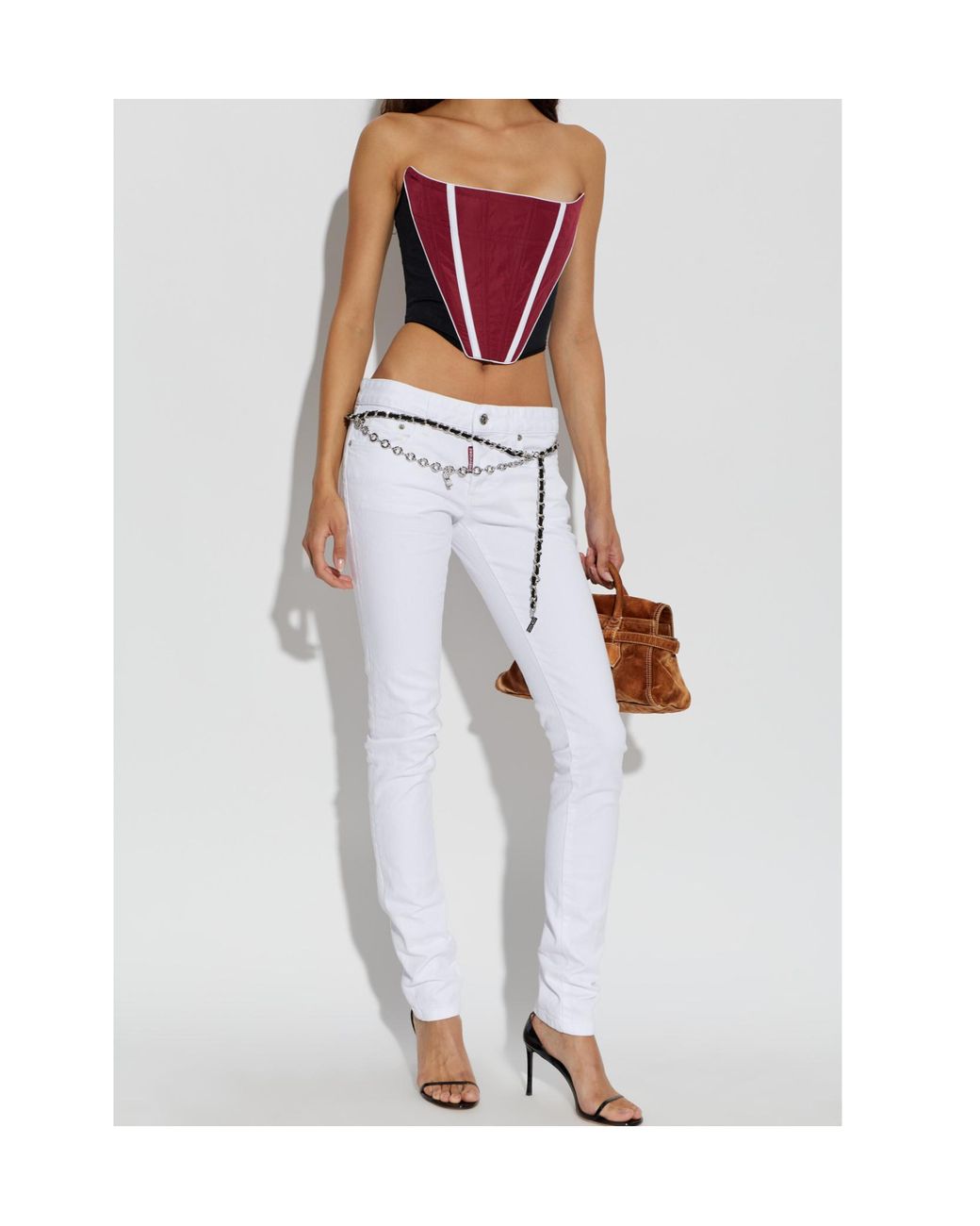 DSquared² White Super Skinny Jeans