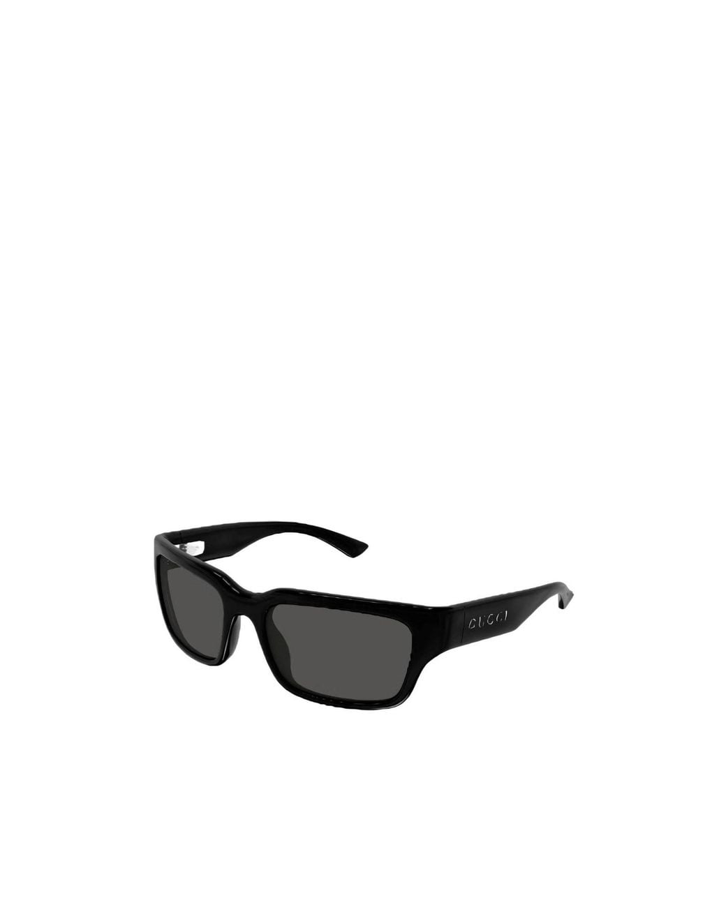 Gucci White Eyewear Rectangular-Frame Sunglasses for men
