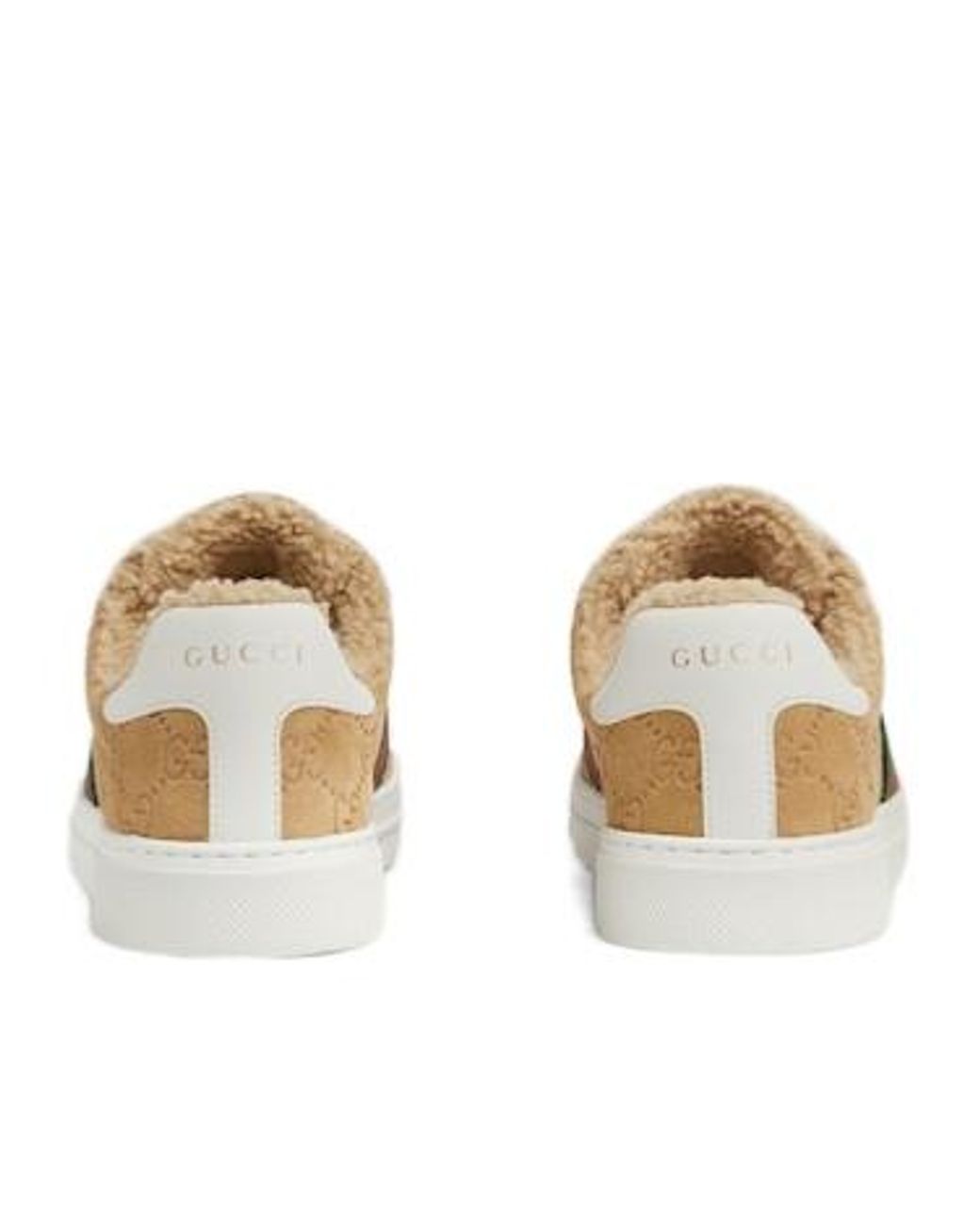Gucci Multicolor Web Detailed Low-Top Sneakers
