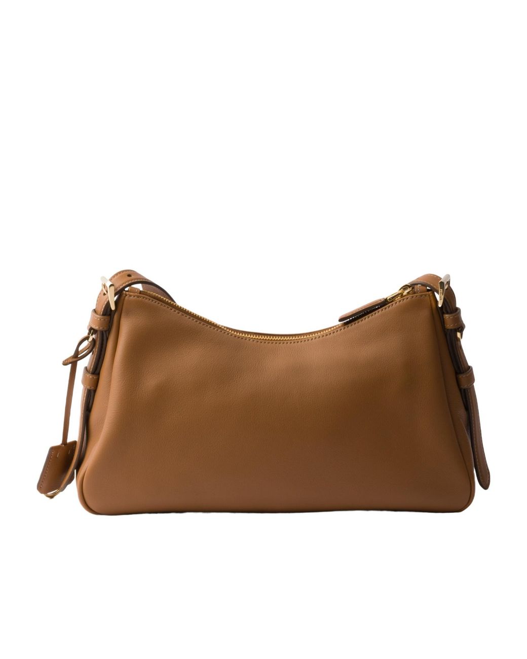 Prada Brown Aimée Zipped Medium Shoulder Bag