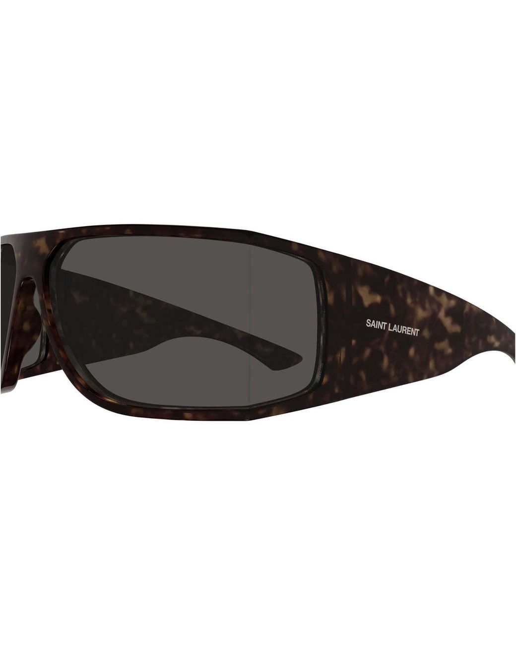 Saint Laurent Black Eyewear Mask-Frame Sunglasses for men