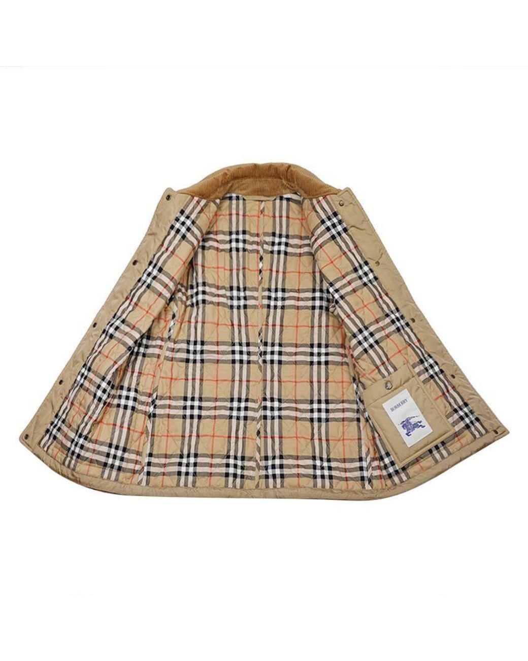 Burberry Natural Quilted Jacket Sand/Flax