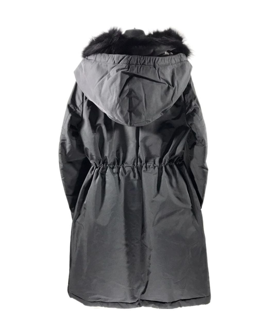 Weekend by Maxmara Black Logo Hooded Down Jacket