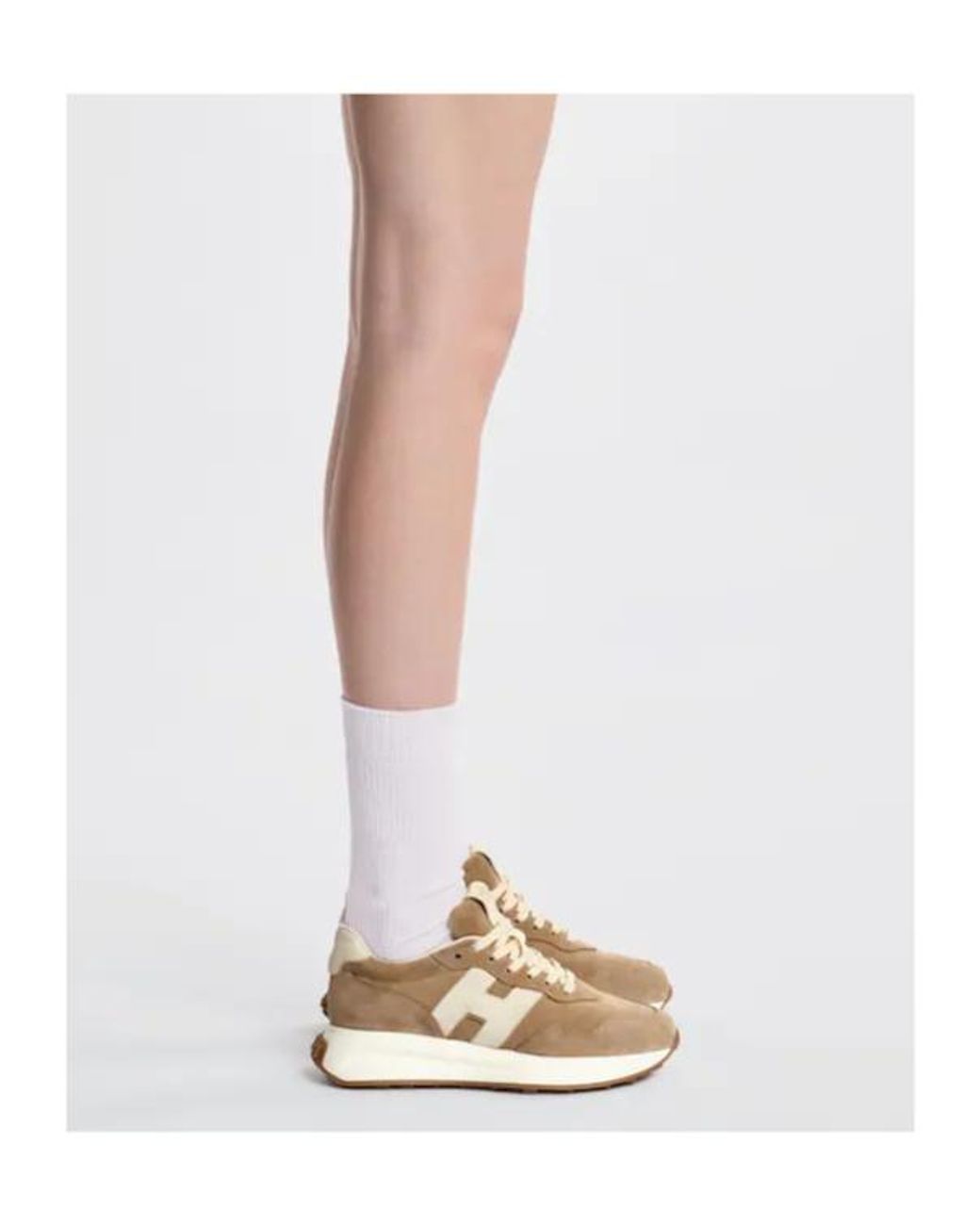 Hogan Natural H641 Lace-Up Sneakers