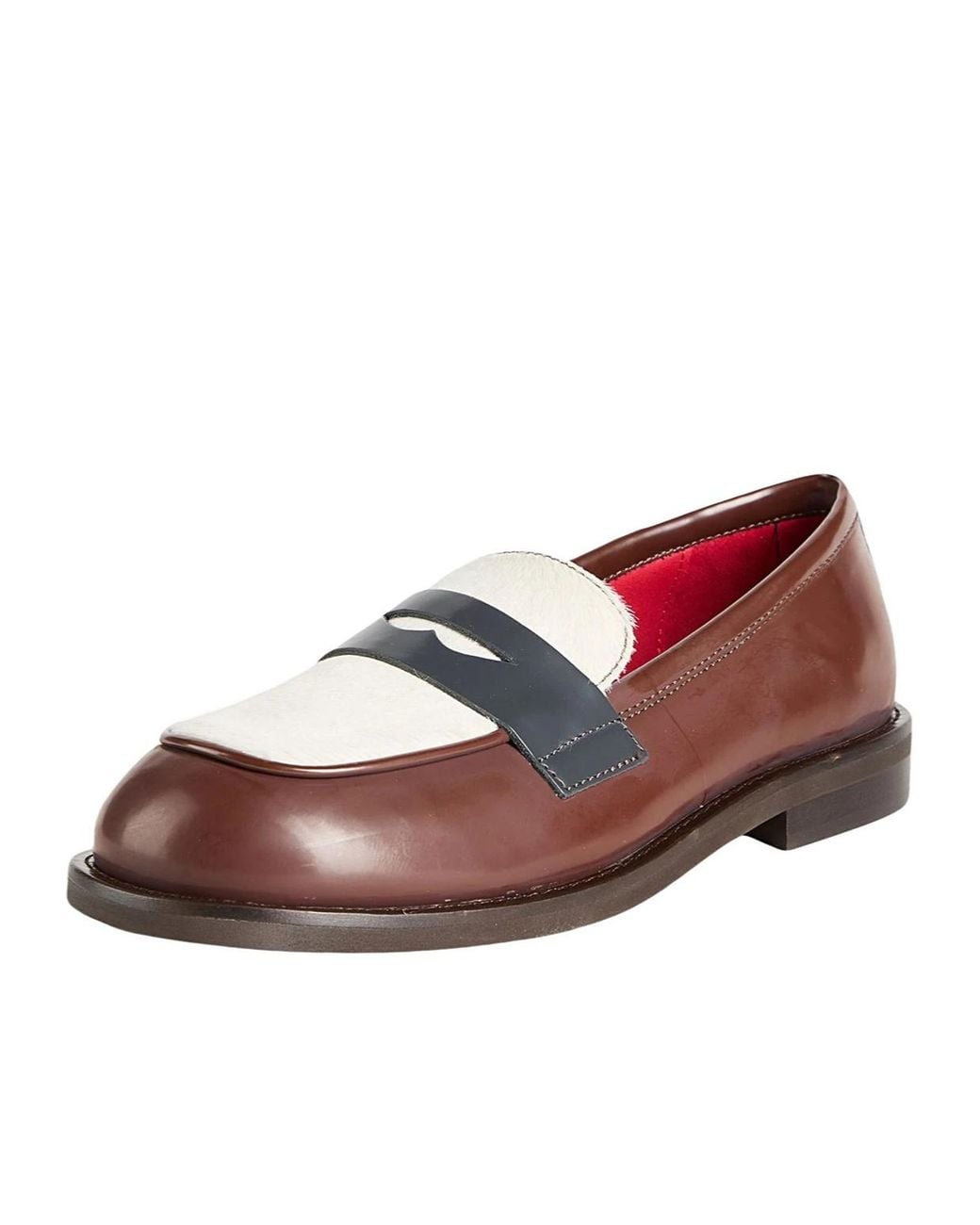 MAX&Co. Brown Multi-Colored Loafers