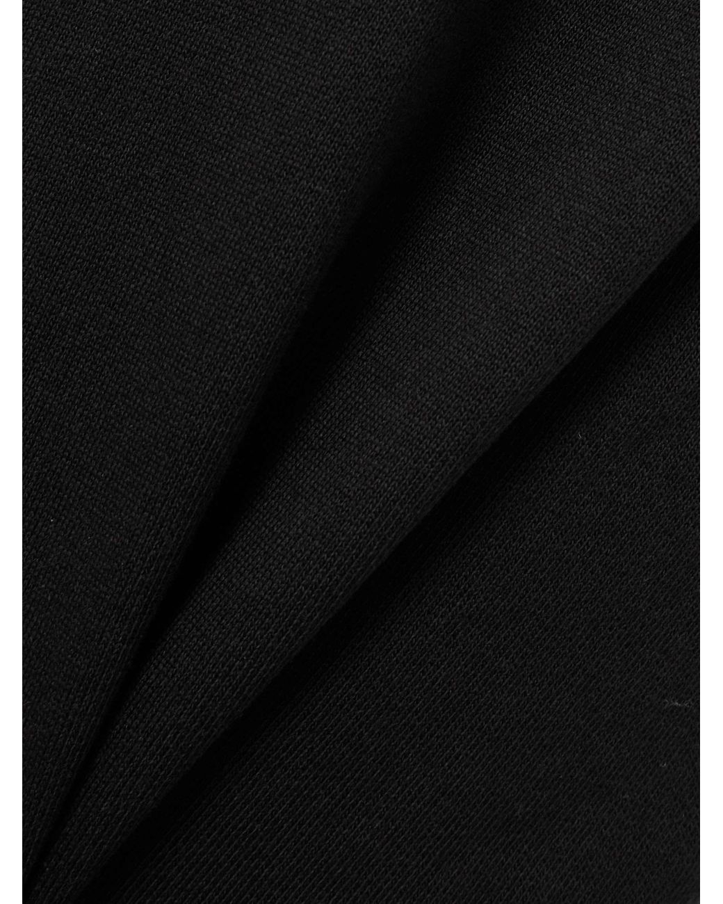 Dries Van Noten Black Wide-Leg Casual Pants