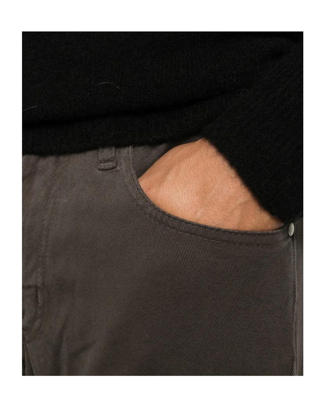 Tramarossa Gray Casual Trousers With Belt Loops for men