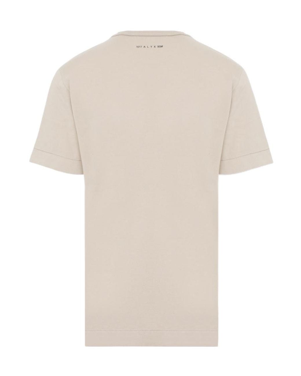 1017 ALYX 9SM Natural 1017 9Sm Logo Printed Crewneck T-Shirt for men