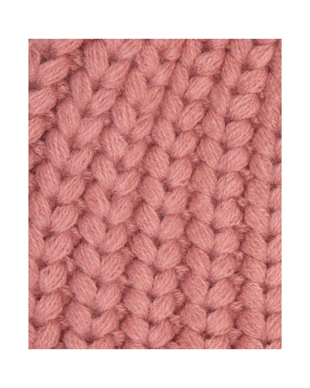 Barbour Pink Chunky Knit Beanie