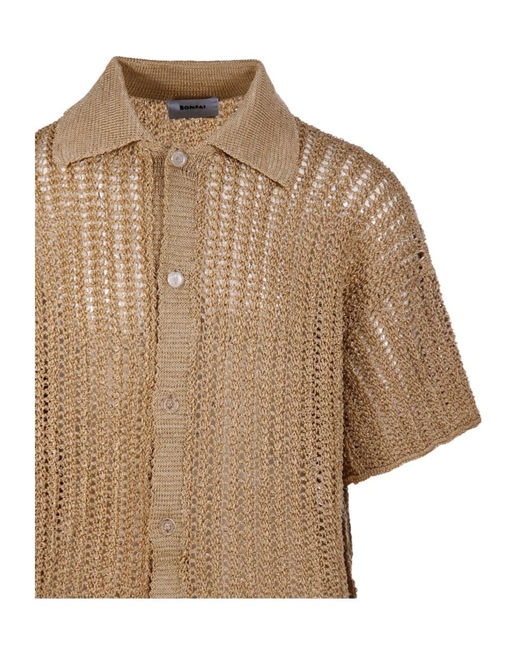 Bonsai Natural Short-Sleeved Shirt for men