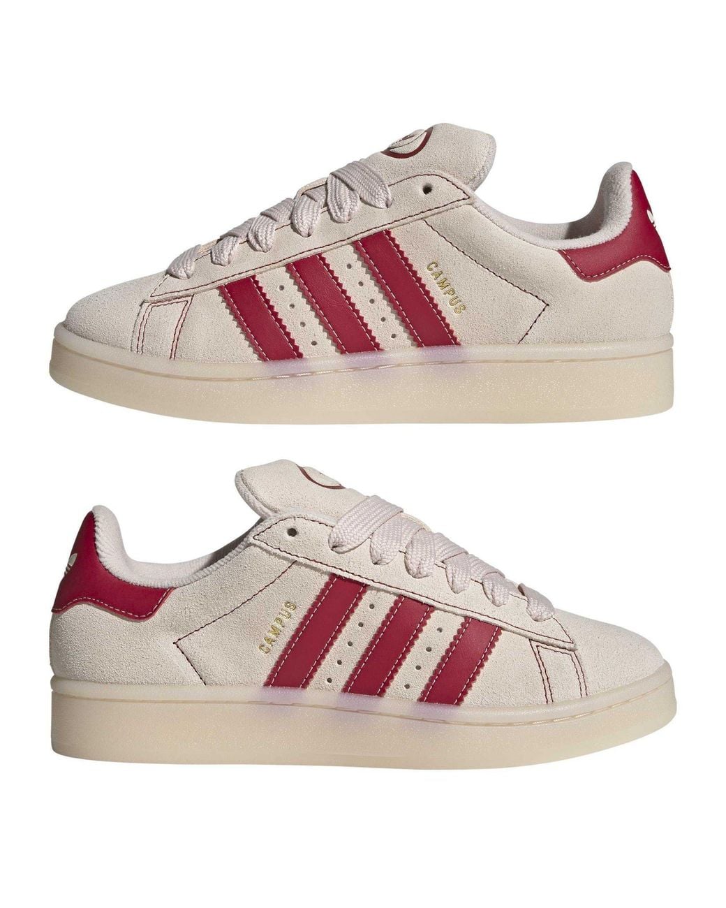 Adidas Originals Pink Suede Low-Top Sneaker