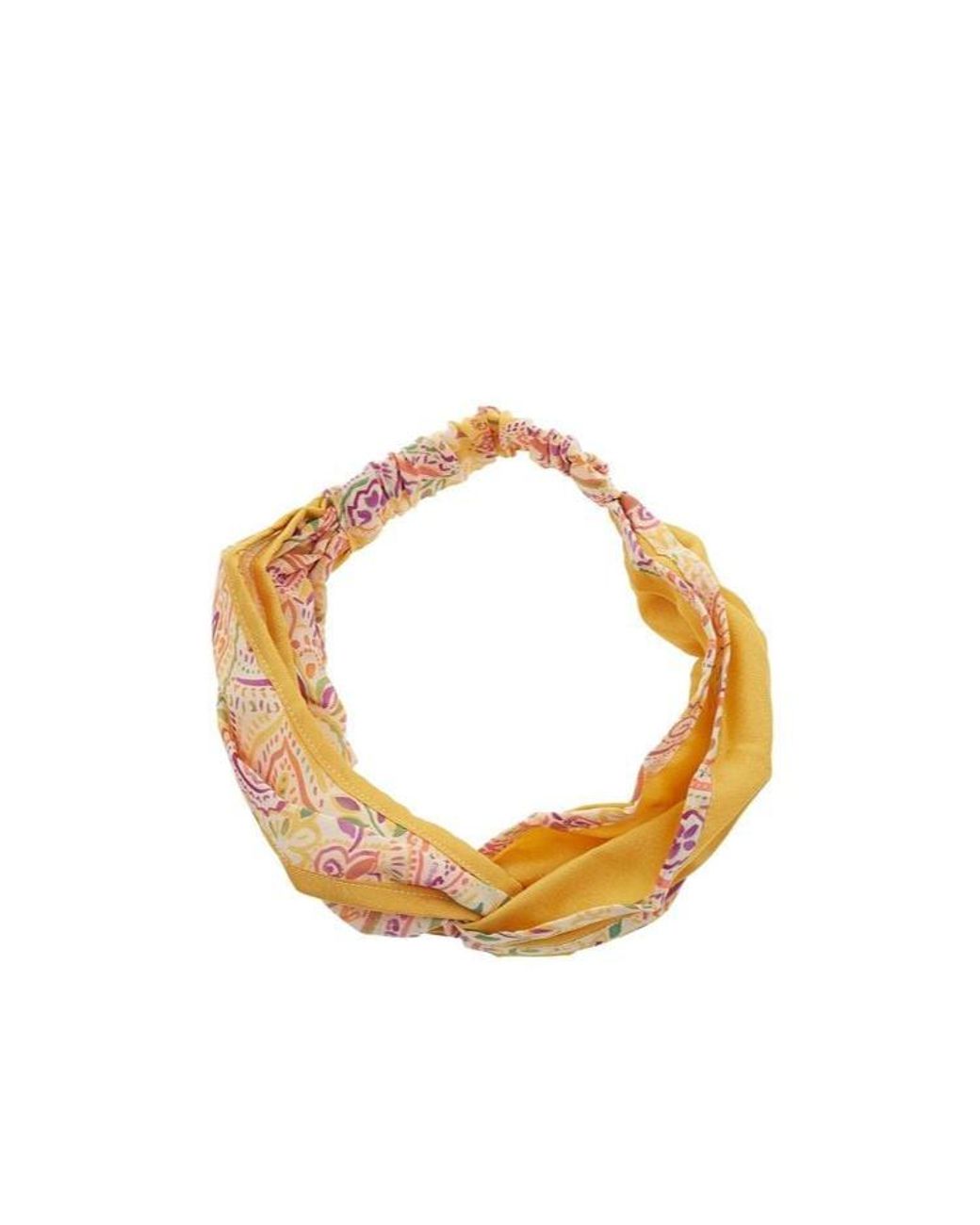 Etro White Pattern Hair Band