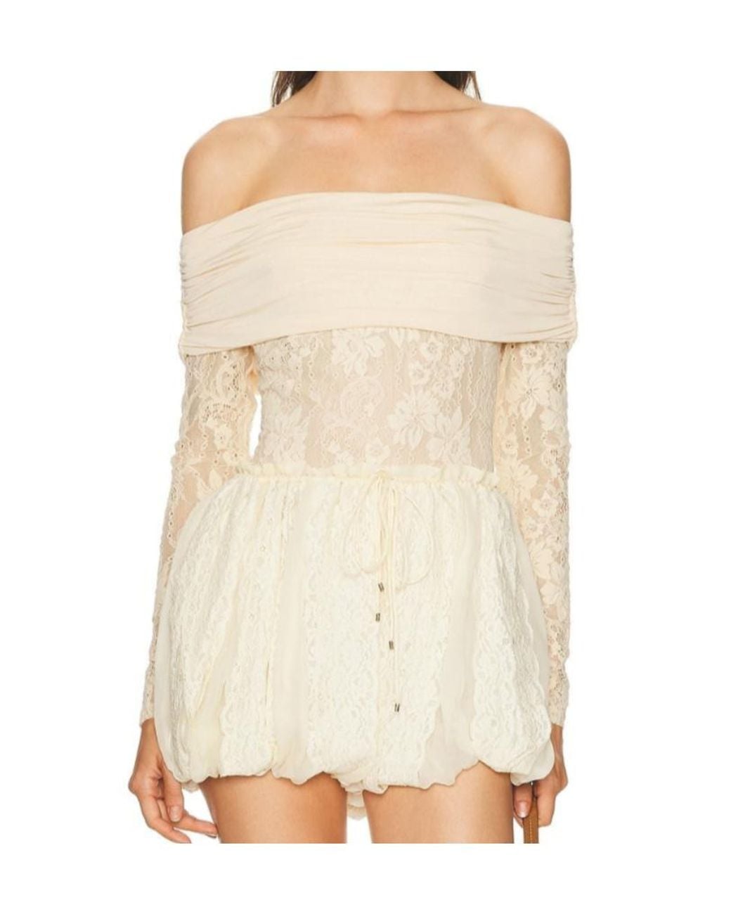 Zimmermann Natural Rebellion Draped Bodysuit