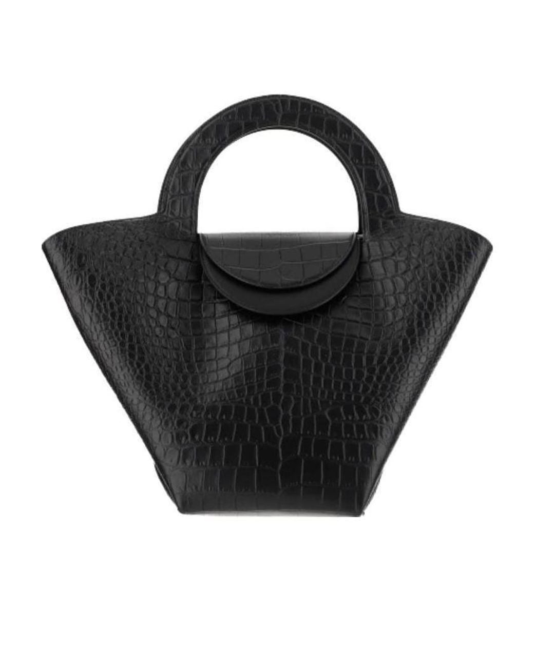 Bottega Veneta Black Doll Top-Handle Tote Bag