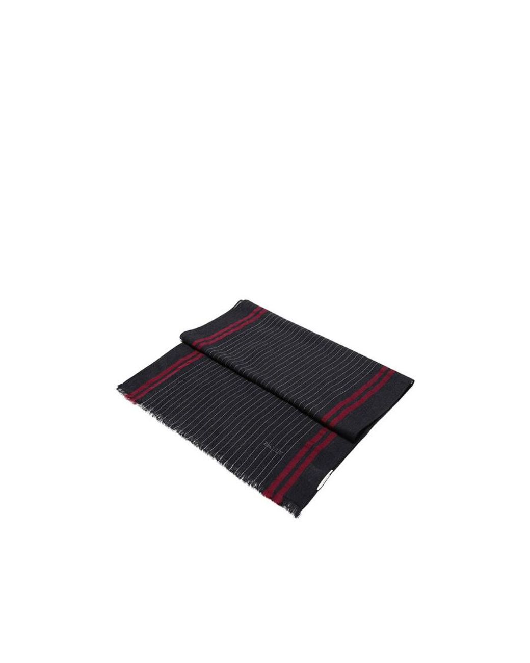 Bally Blue Logo Wool Scarf