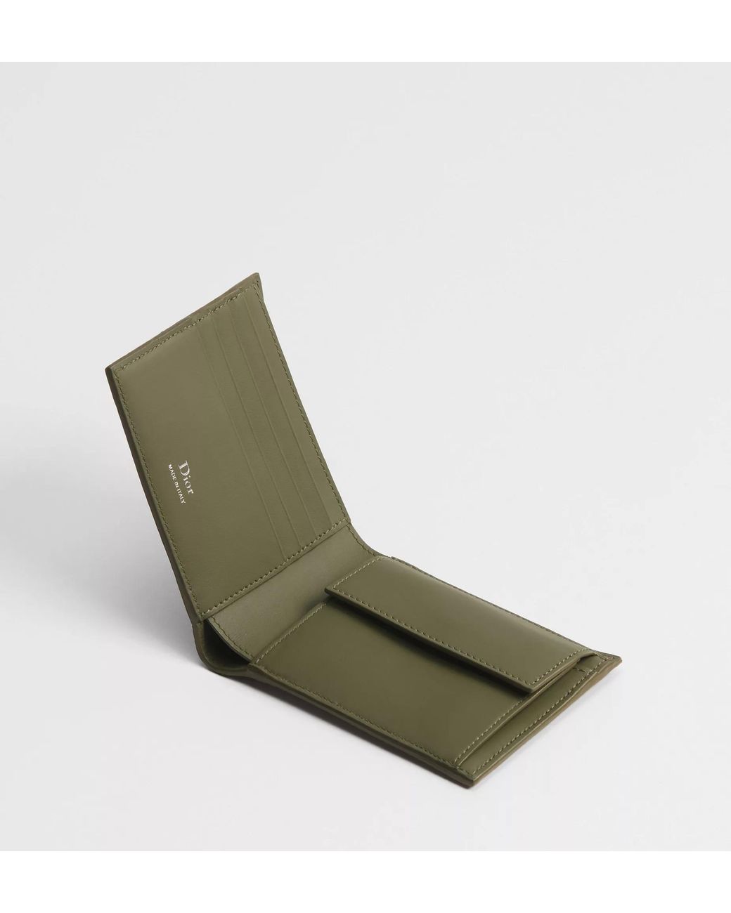 Dior Green Wallet With Coin Pocket for men