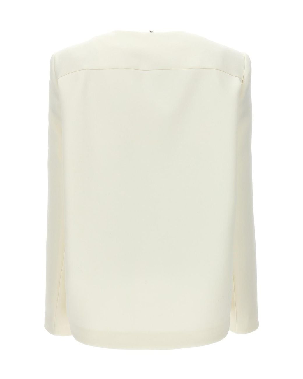 Sportmax Natural Long-Sleeved Casual Jacket