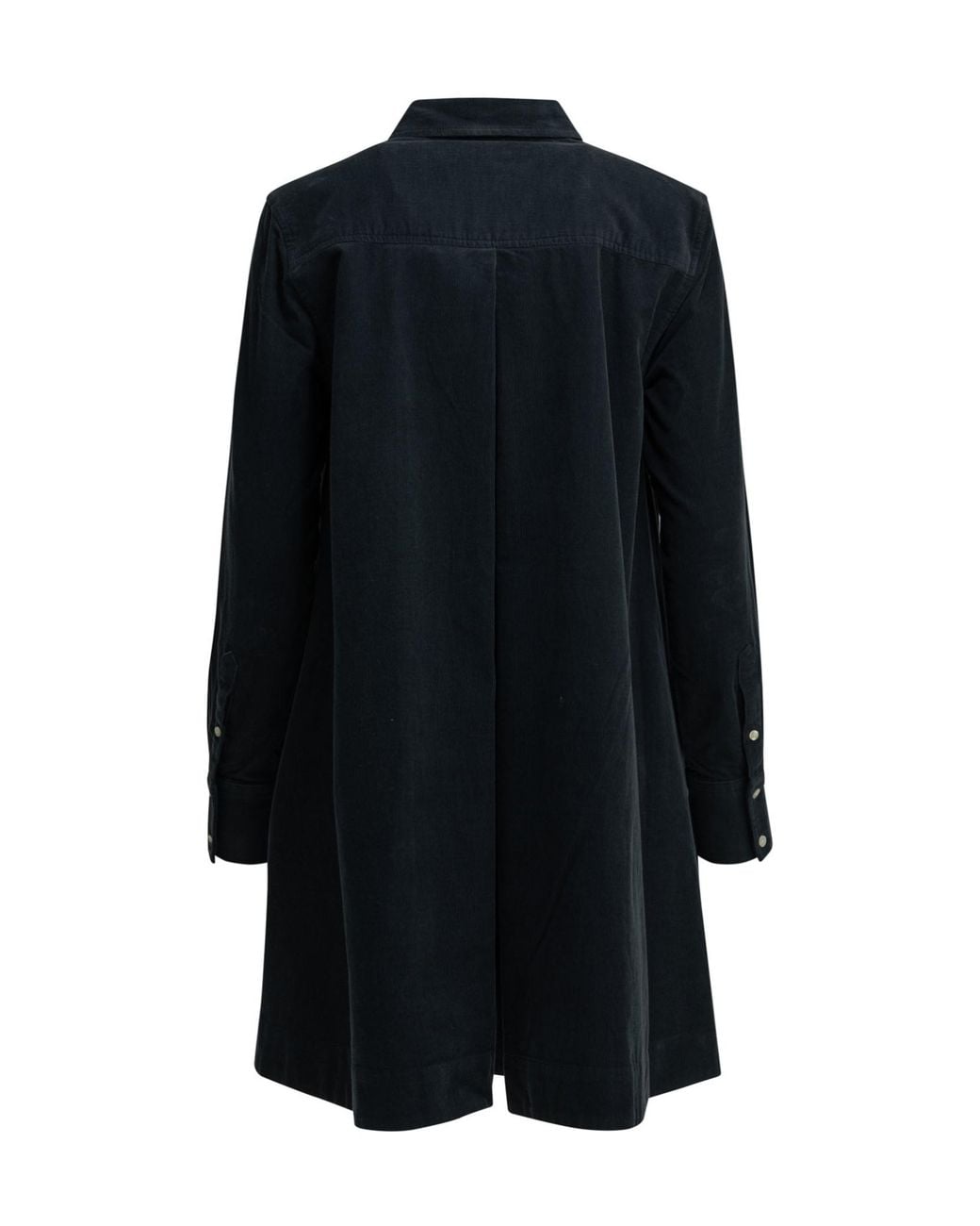 Polo Ralph Lauren Black Corduroy A-Line Shirt Dress