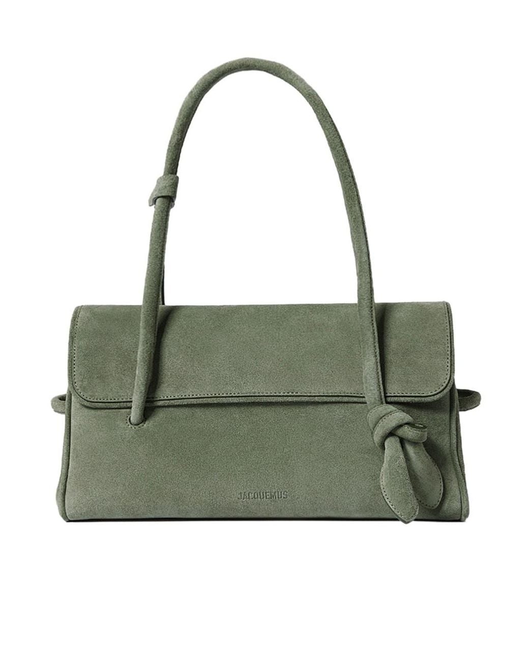Jacquemus Green Knot Detailed Shoulder Bag