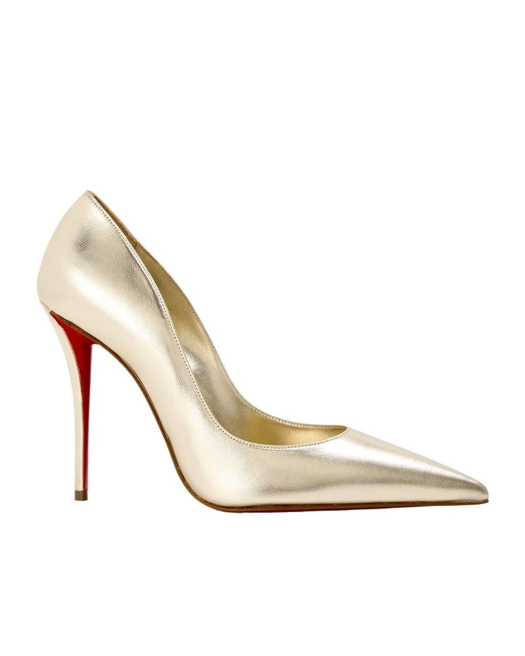 Christian Louboutin Metallic Sole Leather Miss Z Pumps