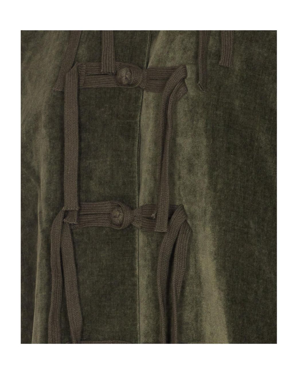 Uma Wang Green Long Sleeve Casual Jacket