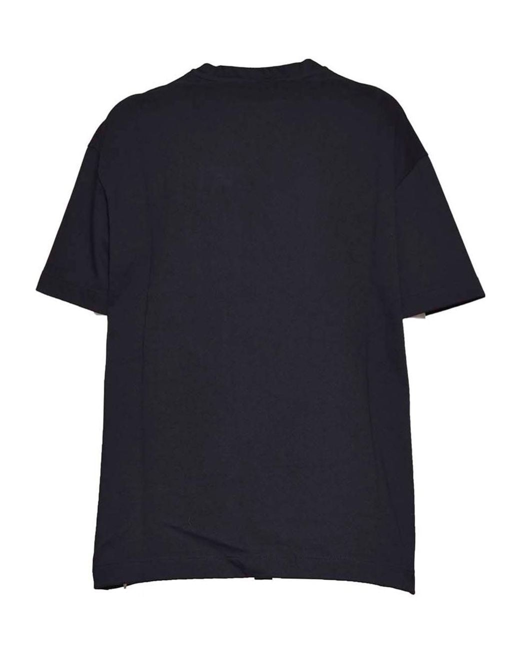 Jil Sander Blue Snake Pocket Printed T-Shirt